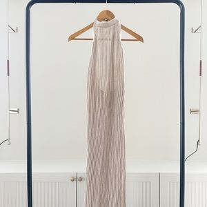 Summersault - The Crochet Halter Dress (Natural) - Women’s S